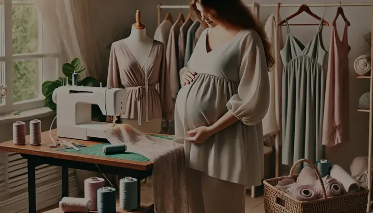 Vestidos de Gravidez Plus Size Guia Prático para Costurar Forros de Tecido Reciclado e Garantir Conforto