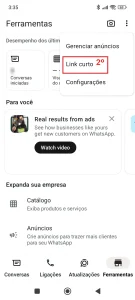 como colocar link whatsapp no instagram