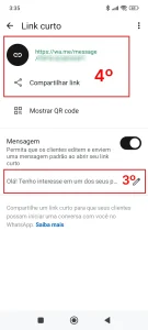 como colocar link whatsapp no instagram